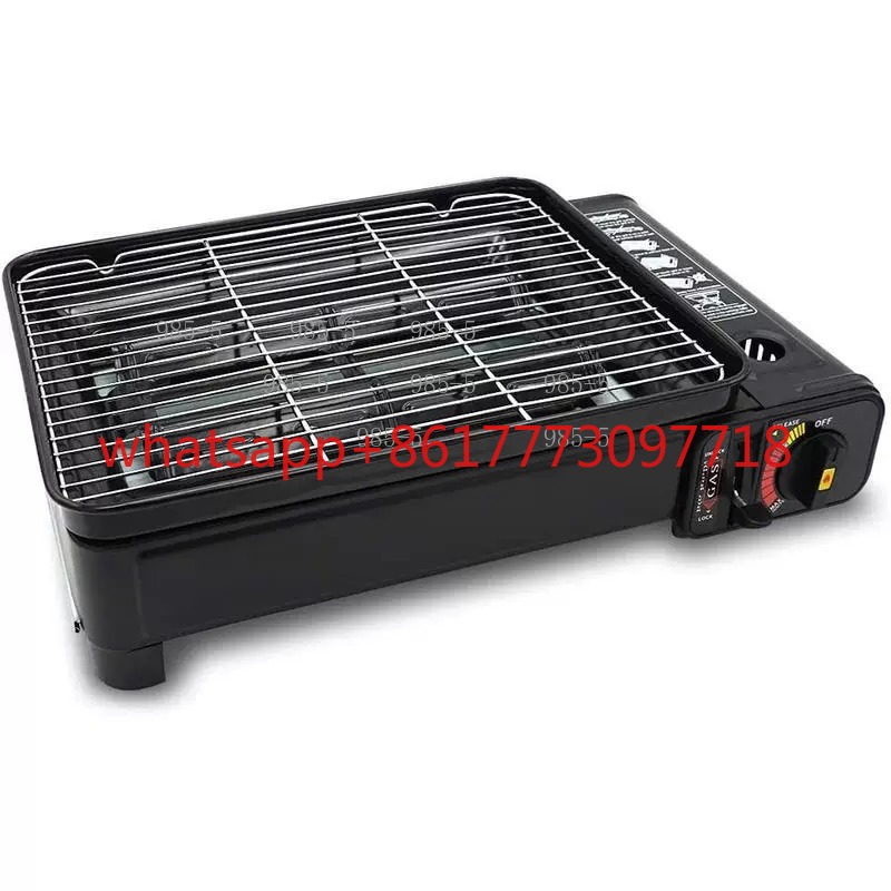 Camping Cooking Gas Stove Portable Tool - 屋外用ポータブルブタンガスストーブ 無煙バーベキューグリル 家庭用キャンプ調理器具