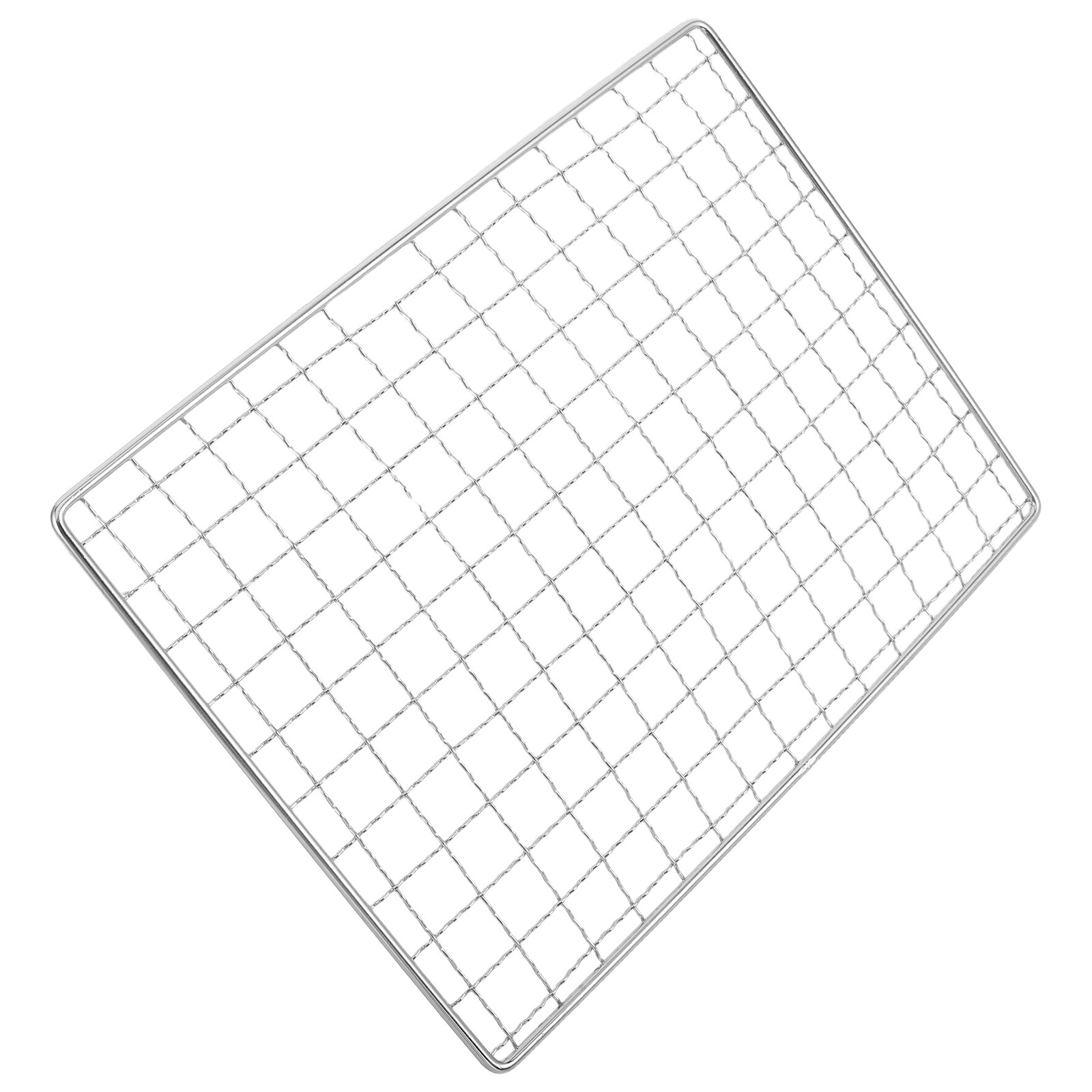 Camping Cooking Mat - ステンレス鋼グリルメッシュマットノンスティックバーベキュー調理用ワイヤーメッシュネットバーベキューベーキングローストマット屋外キャンプピクニック用