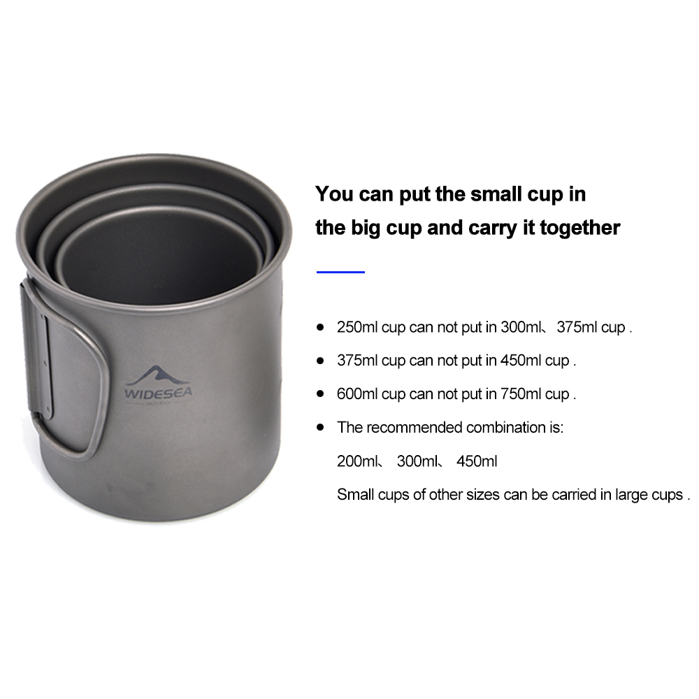 ワイドシーキャンプマグチタンカップ観光食器ピクニック用品アウ - Camping Cooking Bundle のレビューと価格