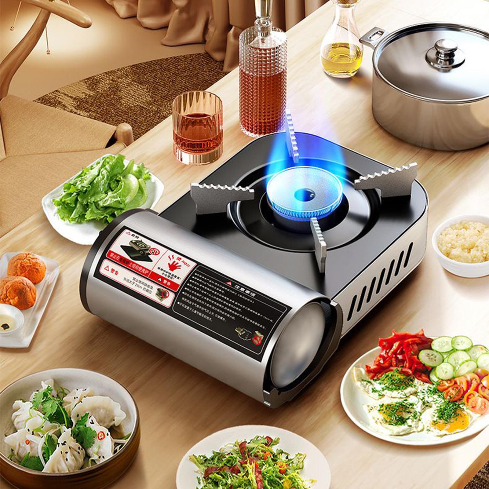 ポータブルストーブバーナーポータブルキャンプストーブバーナー - Camping Cooking Gas Stove Portable Tool のレビューと価格