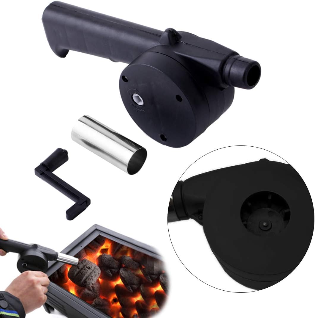 屋外調理バーベキューブロワーポータブルハンドクランクファンエ - Camping Cooking Recipes のレビューと価格