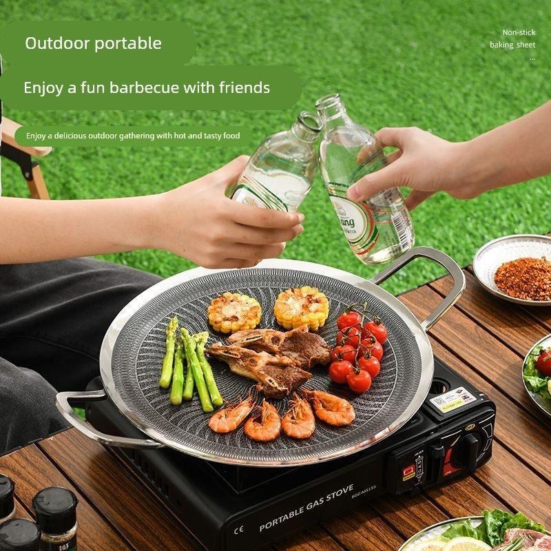 316ステンレス鋼多機能調理BBQグリルパン、キャンプ、家庭 - Camping Cooking Device のレビューと価格