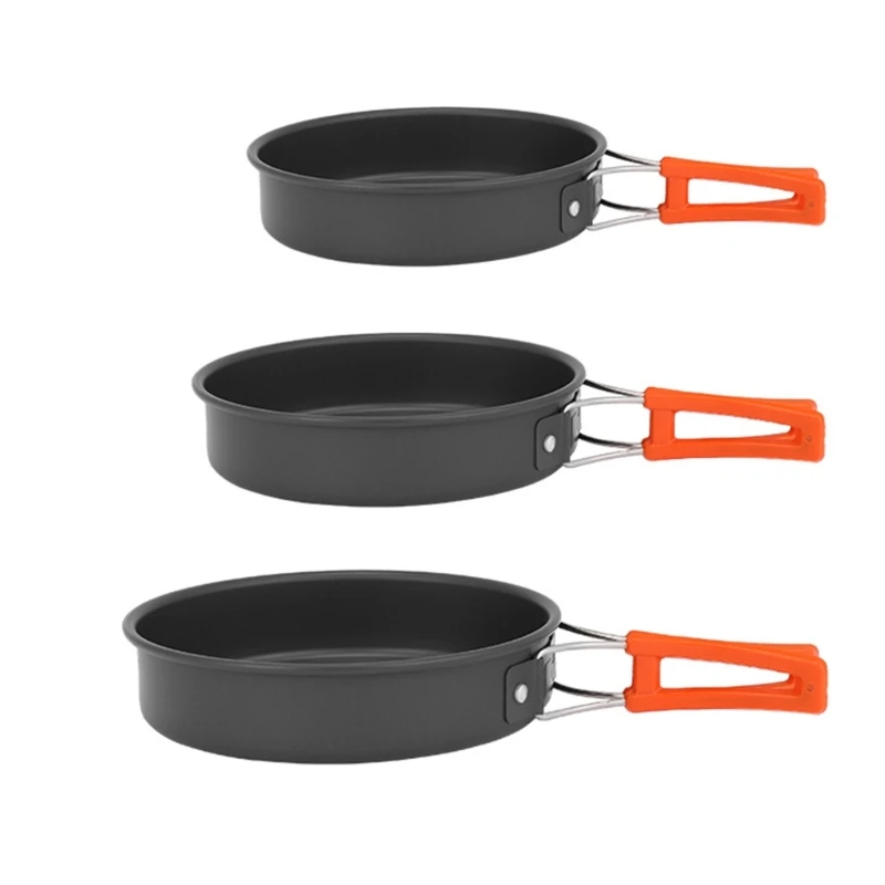 収納バッグ付きポータブルフライパン、焦げ付き防止の鳩、軽量グ - Camping Cooking Organizer のレビューと価格