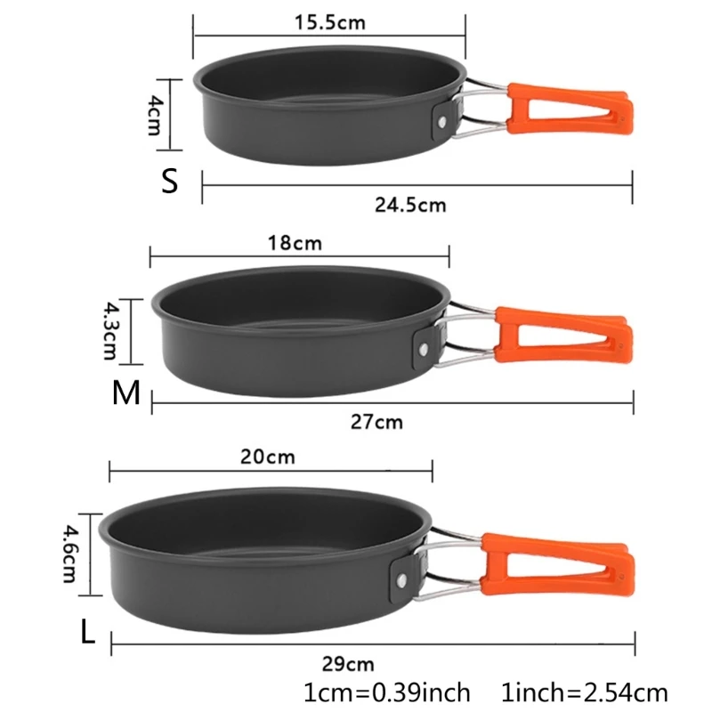 収納バッグ付きポータブルフライパン、焦げ付き防止の鳩、軽量グ - Camping Cooking Organizer のレビューと価格