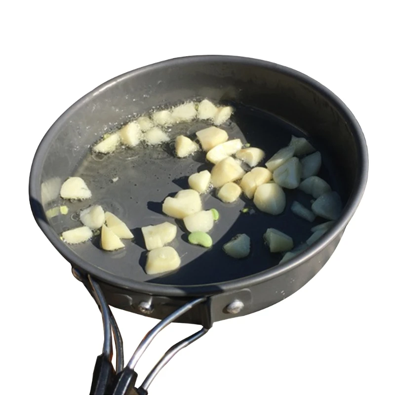 収納バッグ付きポータブルフライパン、焦げ付き防止の鳩、軽量グ - Camping Cooking Organizer のレビューと価格