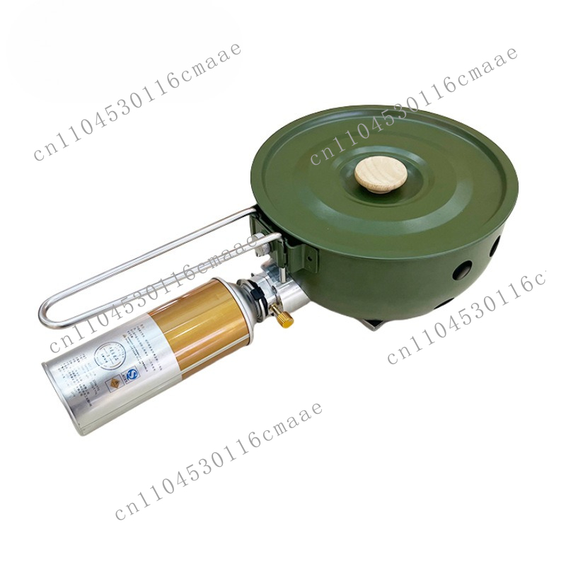 ポータブル屋外カセットストーブ一体型ポット一体型ストーブキャ - Camping Cooking Gas Stove Portable Tool のレビューと価格