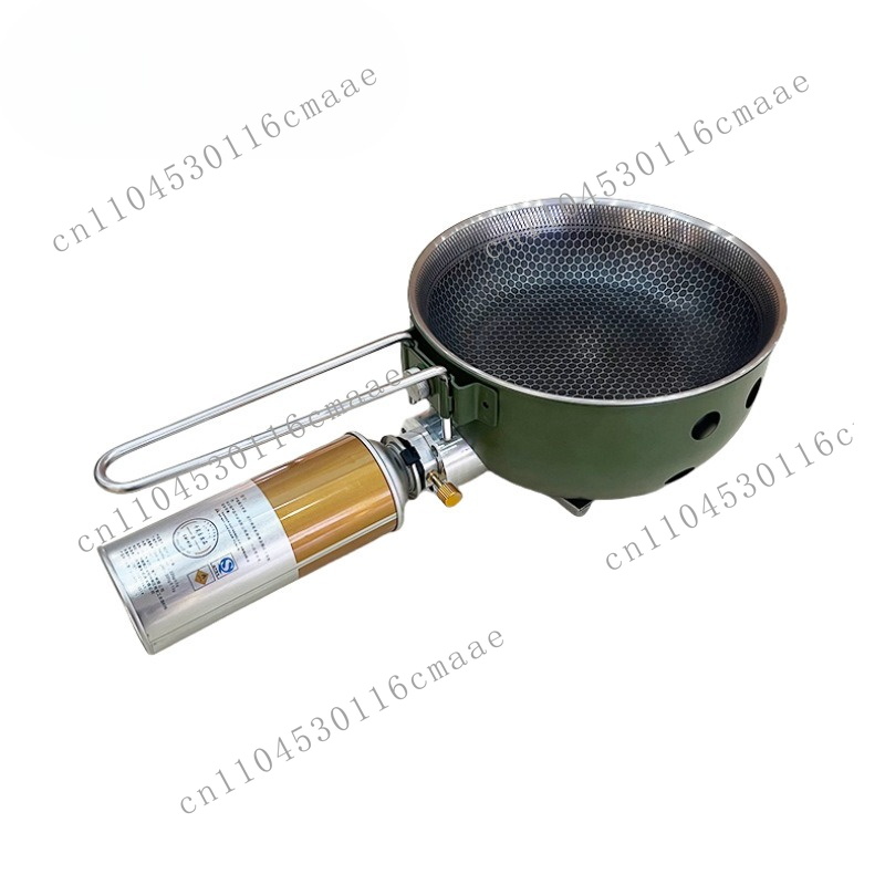 ポータブル屋外カセットストーブ一体型ポット一体型ストーブキャ - Camping Cooking Gas Stove Portable Tool のレビューと価格
