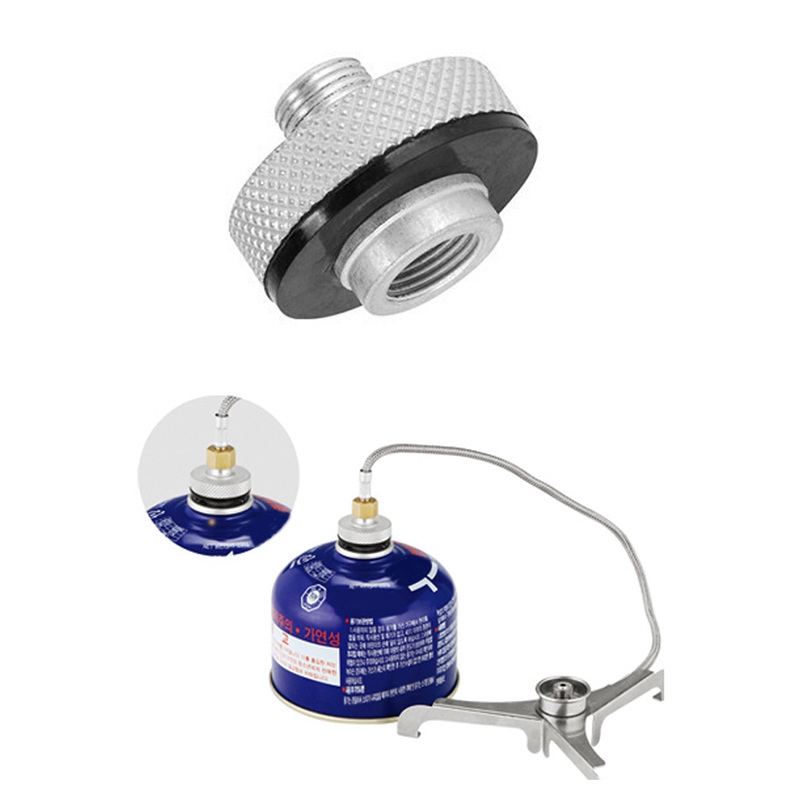 新入荷 ポータブル屋外キャンプストーブアダプター フラットガ - Camping Cooking Gas Stove Portable Tool のレビューと価格