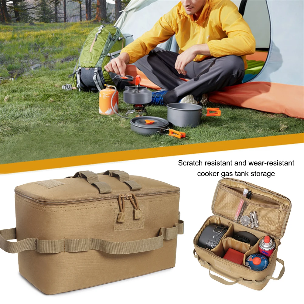 戦術的なポーチキャンプ収納袋調理器具オーガナイザーポータブル - Camping Cooking Organizer のレビューと価格