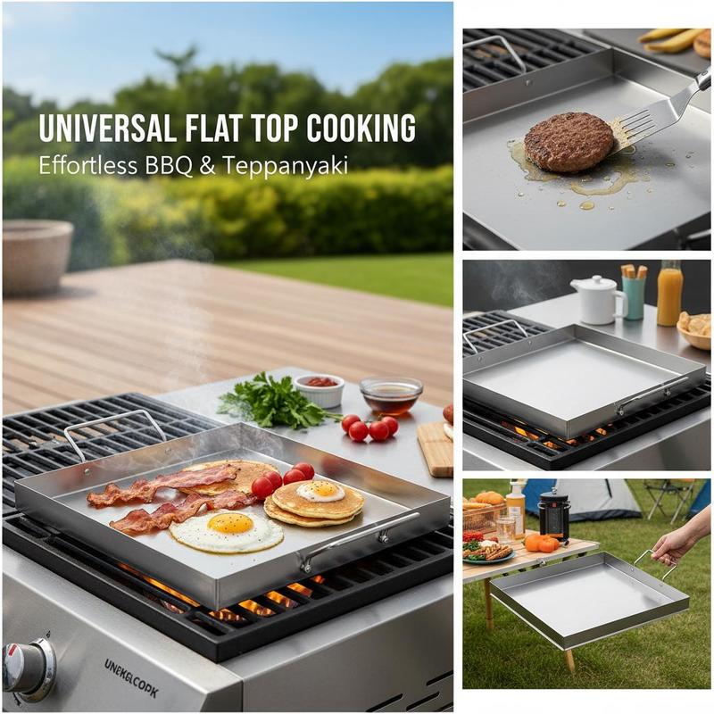 ユニバーサルフラットトップグリドル 18x16インチ キャン - Camping Cooking And Eating のレビューと価格