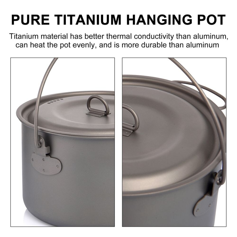 キャンプ用食器チタン調理器具セット観光大釜屋外調理鍋フライパ - Camping Cooking Recipes のレビューと価格