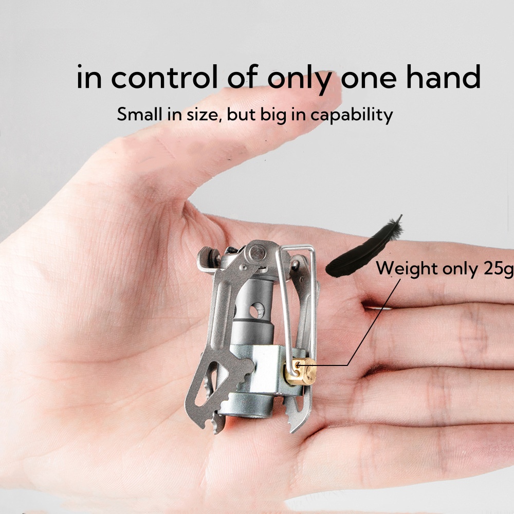キャンプ用合金バーナー、ポータブルピクニックガスコンロ、超軽 - Camping Cooking Gas Stove Portable Tool のレビューと価格
