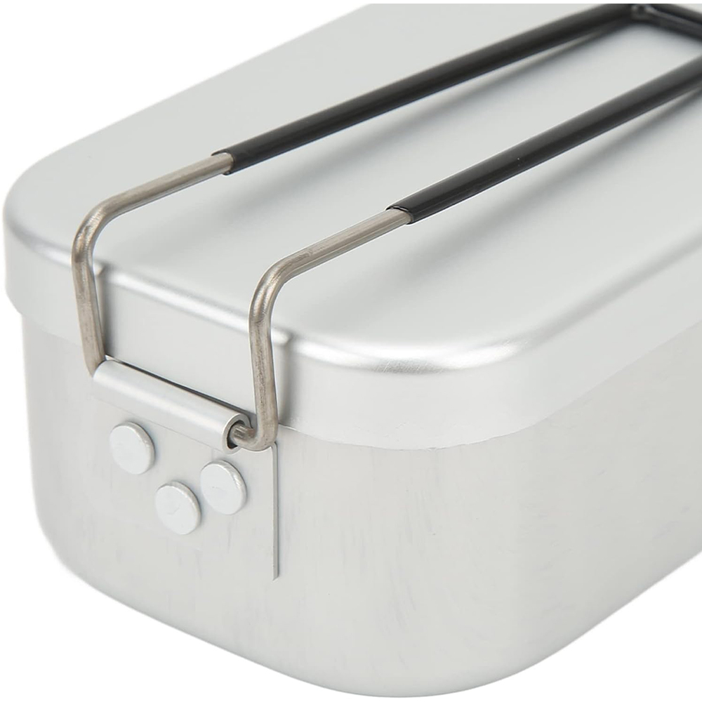 800 ミリリットルアルミ弁当箱屋外キャンプ調理器具食器折り - Camping Cooking And Eating のレビューと価格