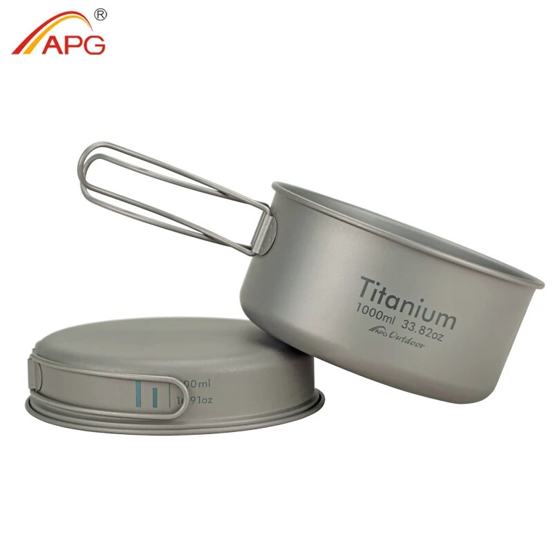 APG 超軽量チタンパンアウトドアキャンプ食器チタンポット調 - Camping Cooking Organizer のレビューと価格