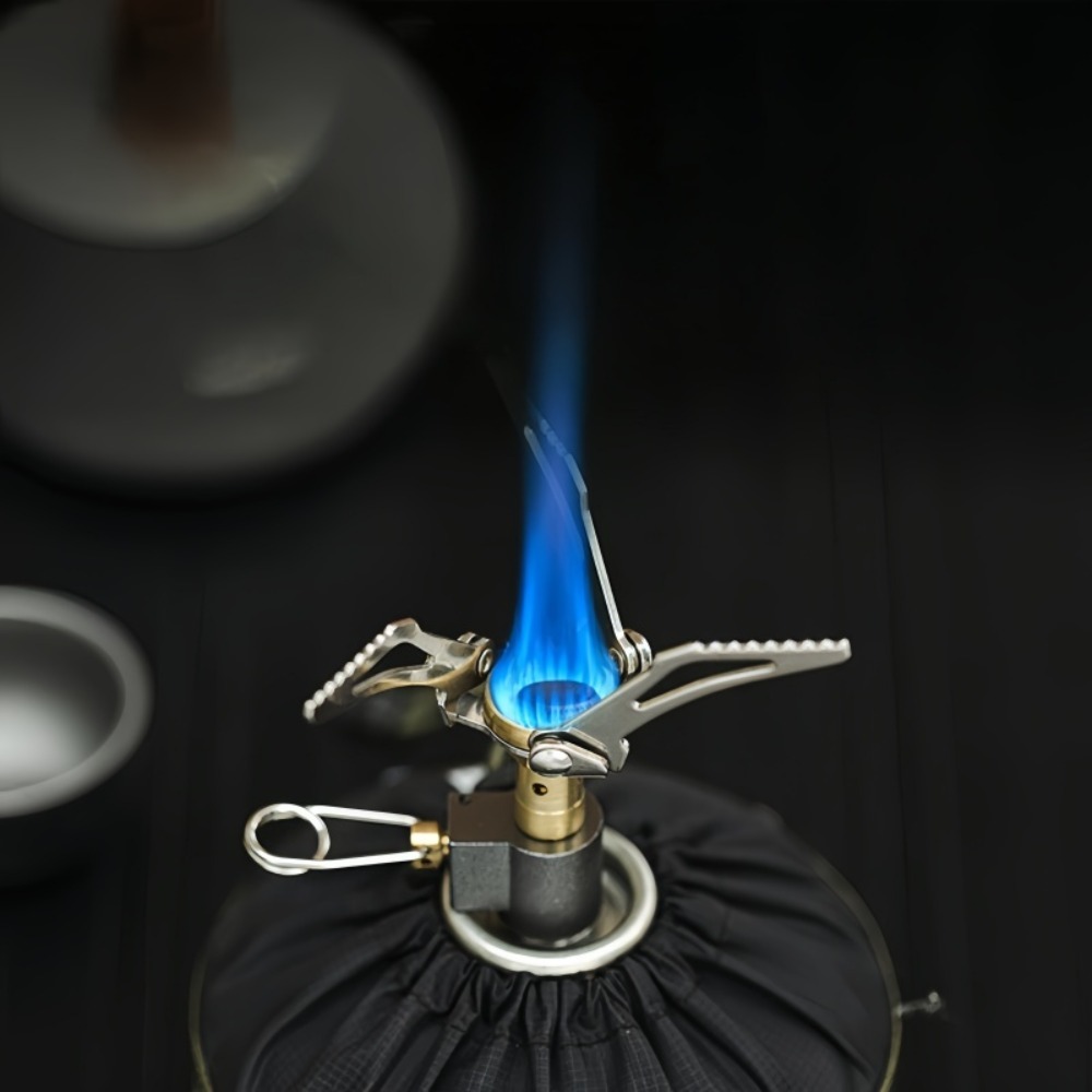 3000W ポータブル折りたたみ式アルミニウム合金超軽量ポケ - Camping Cooking Gas Stove Portable Tool のレビューと価格