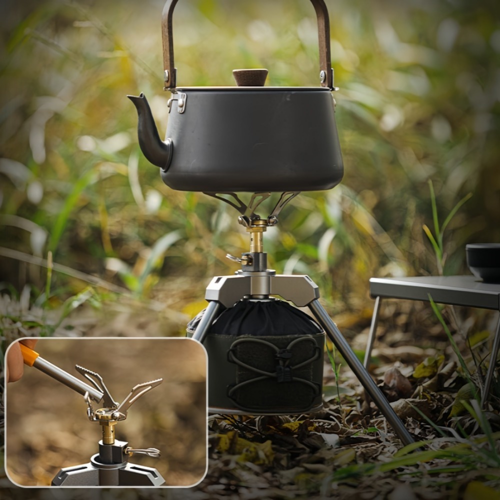 3000W ポータブル折りたたみ式アルミニウム合金超軽量ポケ - Camping Cooking Gas Stove Portable Tool のレビューと価格