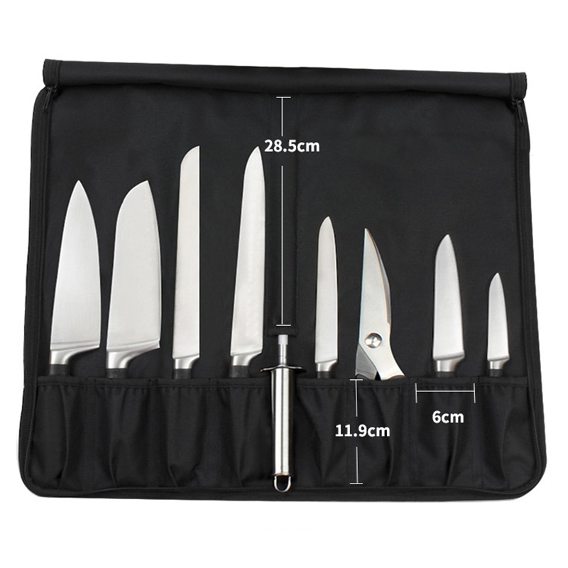 ポータブルナイフロールバッグオックスフォード複数のポケットキ - Camping Cooking Organizer のレビューと価格