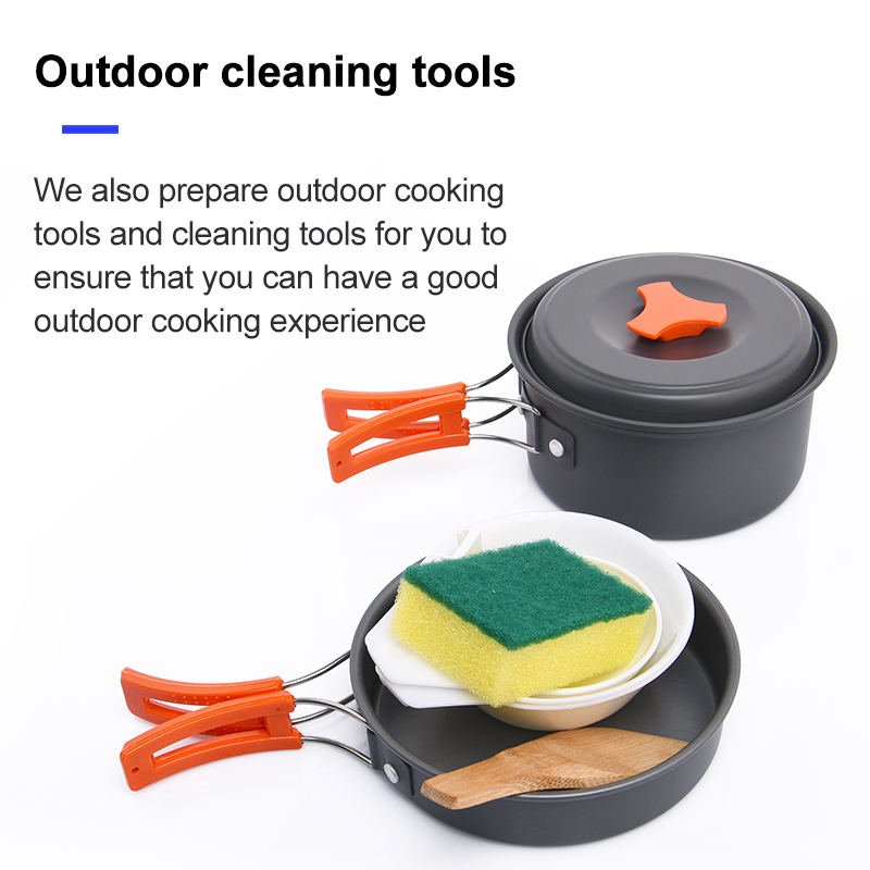 幅の屋外キャンプ調理器具セット、食器、調理カトラリー、調理器 - Camping Cooking Bundle のレビューと価格