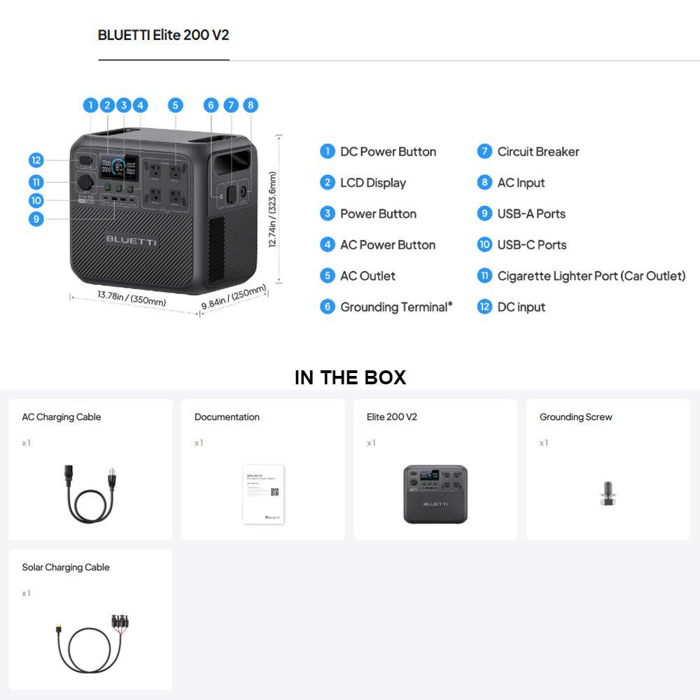 【リニューアル】BLUETTI Elite 200 V2 ポ - Camping Cooking Equipment のレビューと価格