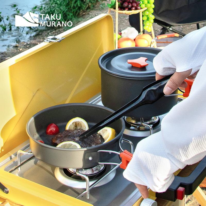 キャンプ調理器具セットアウトドアクッキング超軽量アルミポット - Camping Cooking Recipes のレビューと価格
