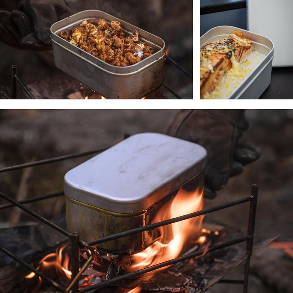 折りたたみ弁当箱ハンドル、大人用ランチコンテナ、アルミキャン - Camping Cooking Equipment のレビューと価格
