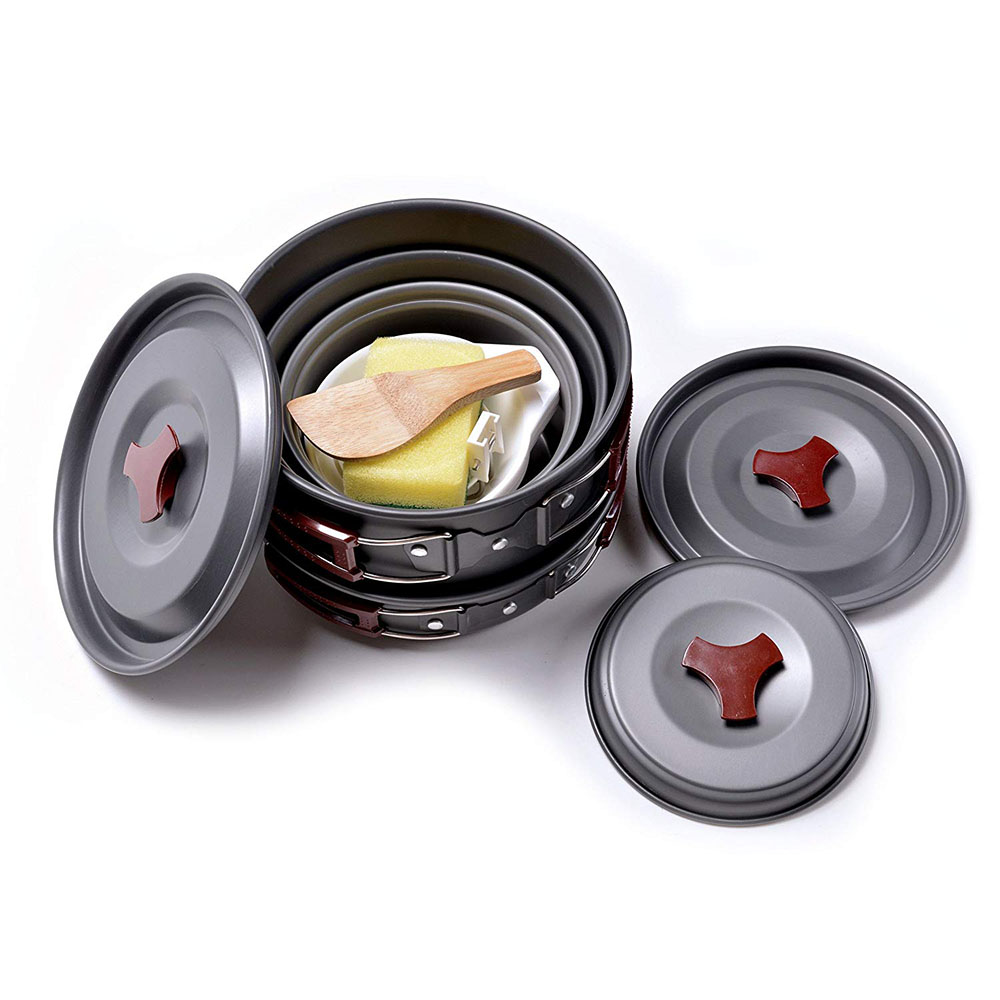 アウトドア キャンプ調理器具キット ノンスティック キャンプ - Camping Cooking Recipes のレビューと価格