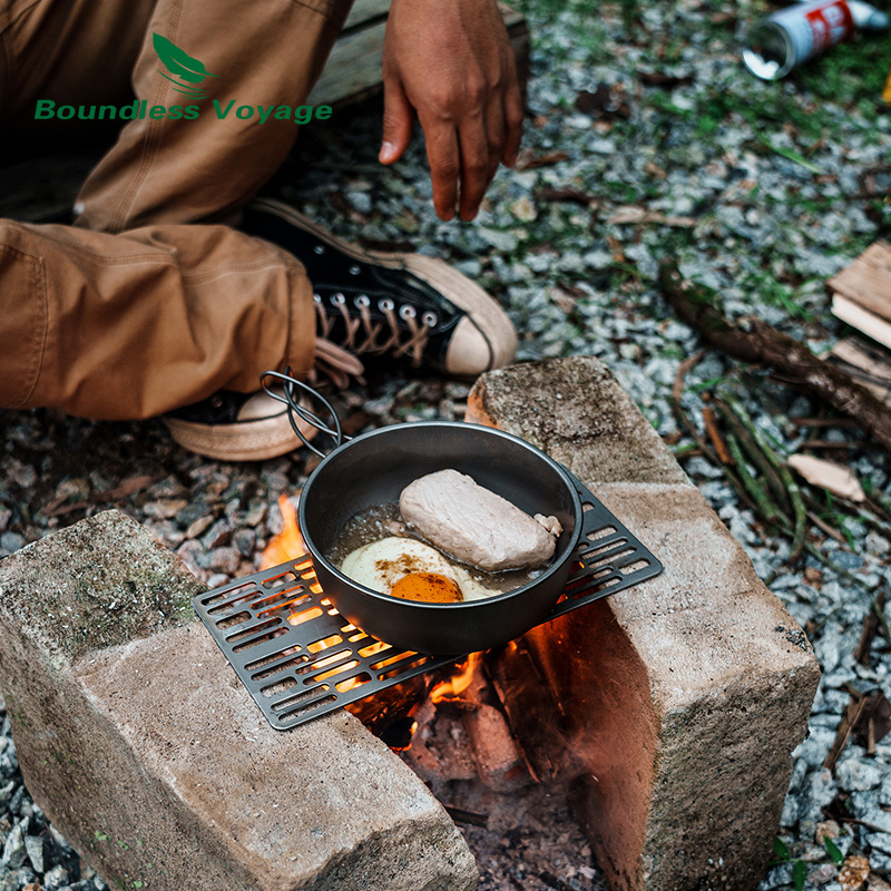 チタン製チャコールバーベキュープレート,頑丈,台所用品,バー - Camping Cooking And Eating のレビューと価格