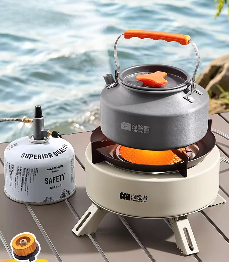 ポータブル分割ガスストーブ屋外キャンプピクニック調理バーナー - Camping Cooking Gas Stove Portable Tool のレビューと価格