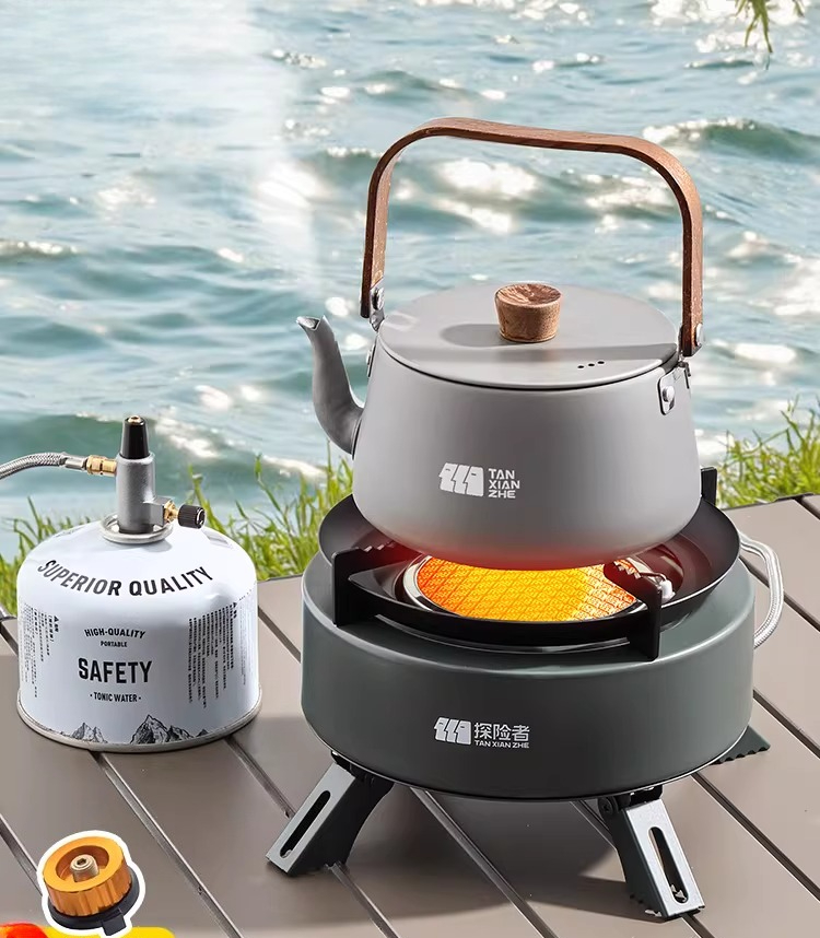 ポータブル分割ガスストーブ屋外キャンプピクニック調理バーナー - Camping Cooking Gas Stove Portable Tool のレビューと価格