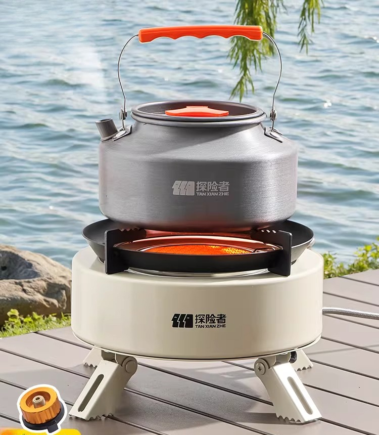 ポータブル分割ガスストーブ屋外キャンプピクニック調理バーナー - Camping Cooking Gas Stove Portable Tool のレビューと価格