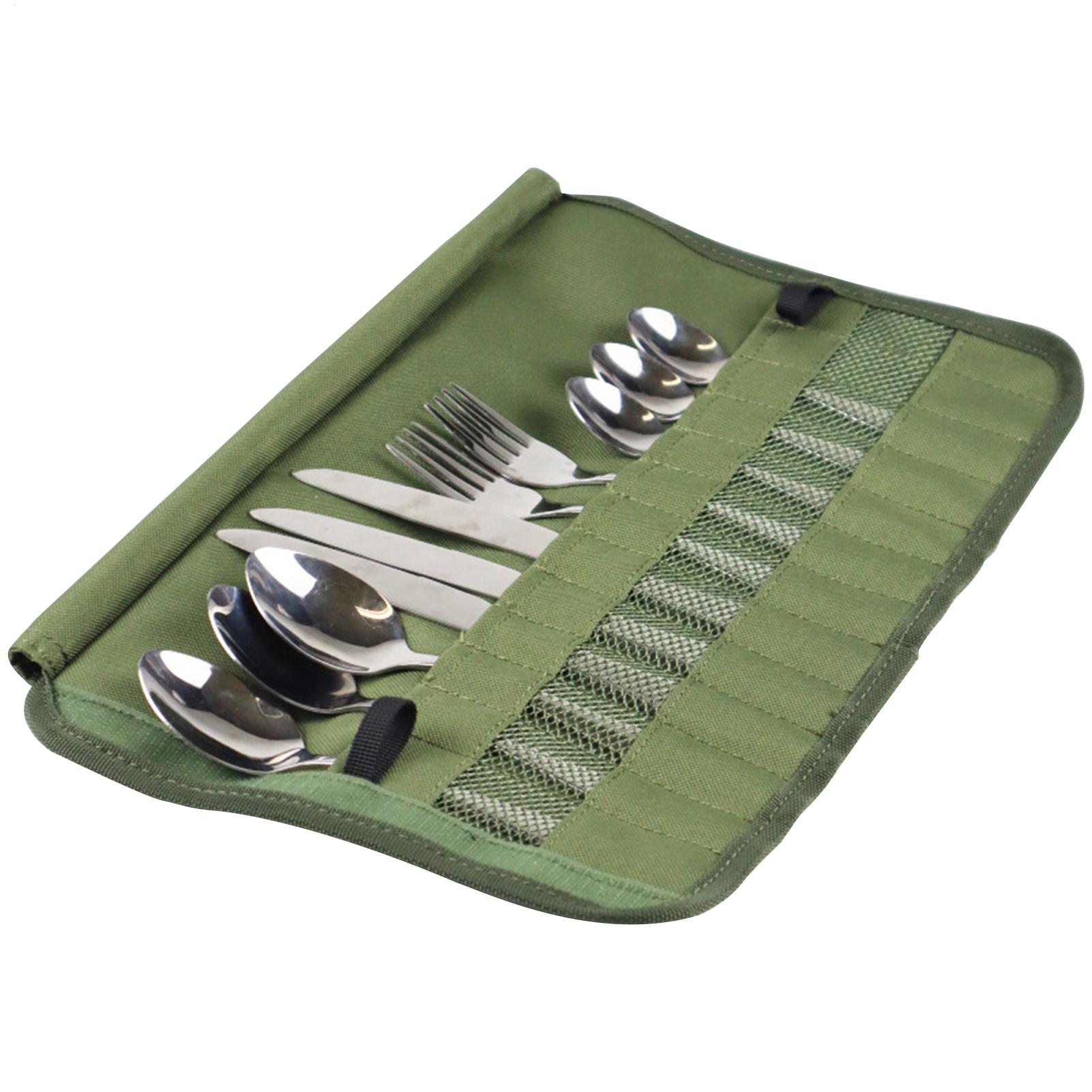 キャンプ用カトラリーロールバッグ キッチン調理器具セット ト - Camping Cooking Utensil Roll のレビューと価格