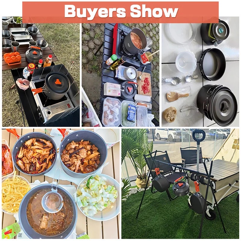 キャンプクッキングセット キャンプ調理器具 旅行用食器 アウ - Camping Cooking Recipes のレビューと価格